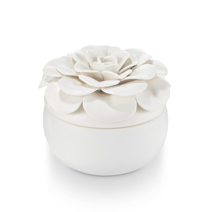 Illume Gardenia Flower Candle - Silk & Twine Gift Co