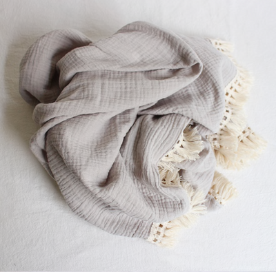 Organic Cotton Muslin Blanket - Silk & Twine Gift Co