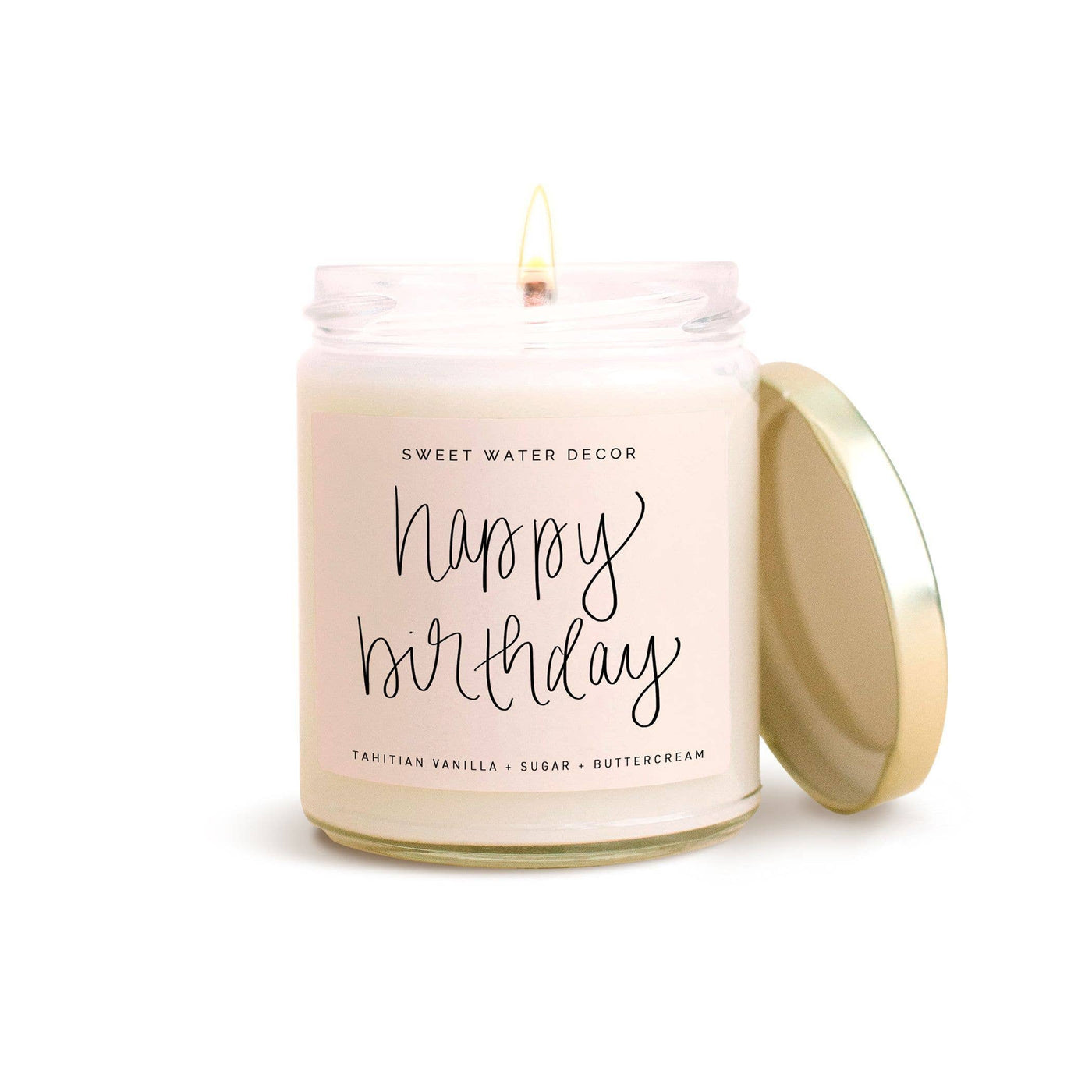 Happy Birthday Soy Candle - Silk & Twine Gift Co