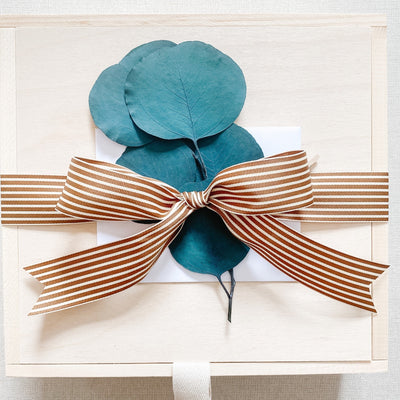 Large Pine Wood Gift Box - Silk & Twine Gift Co