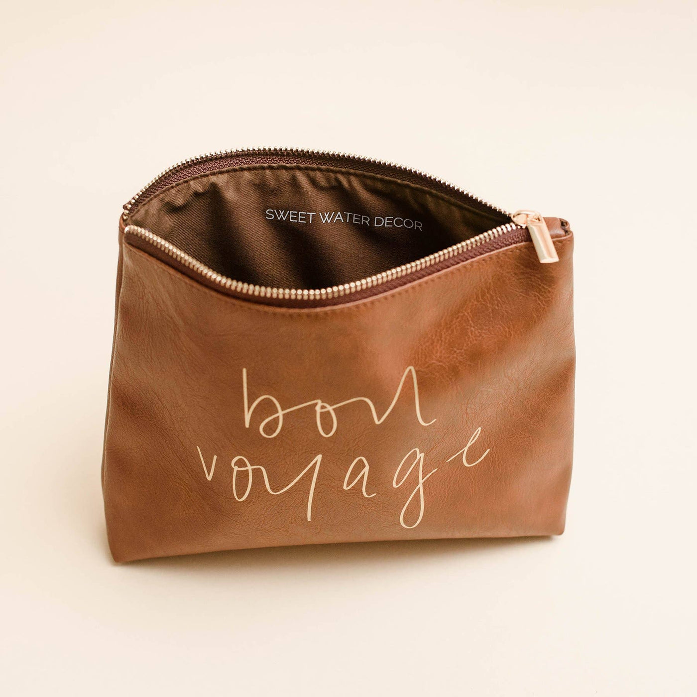 Bon Voyage Faux Leather Bag - Silk & Twine Gift Co